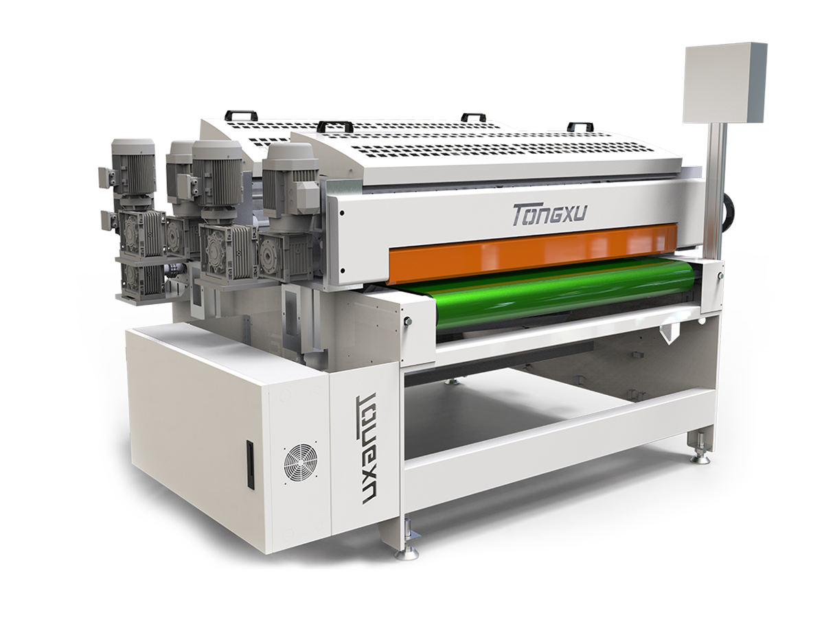 Máquina de primer de rolo duplo