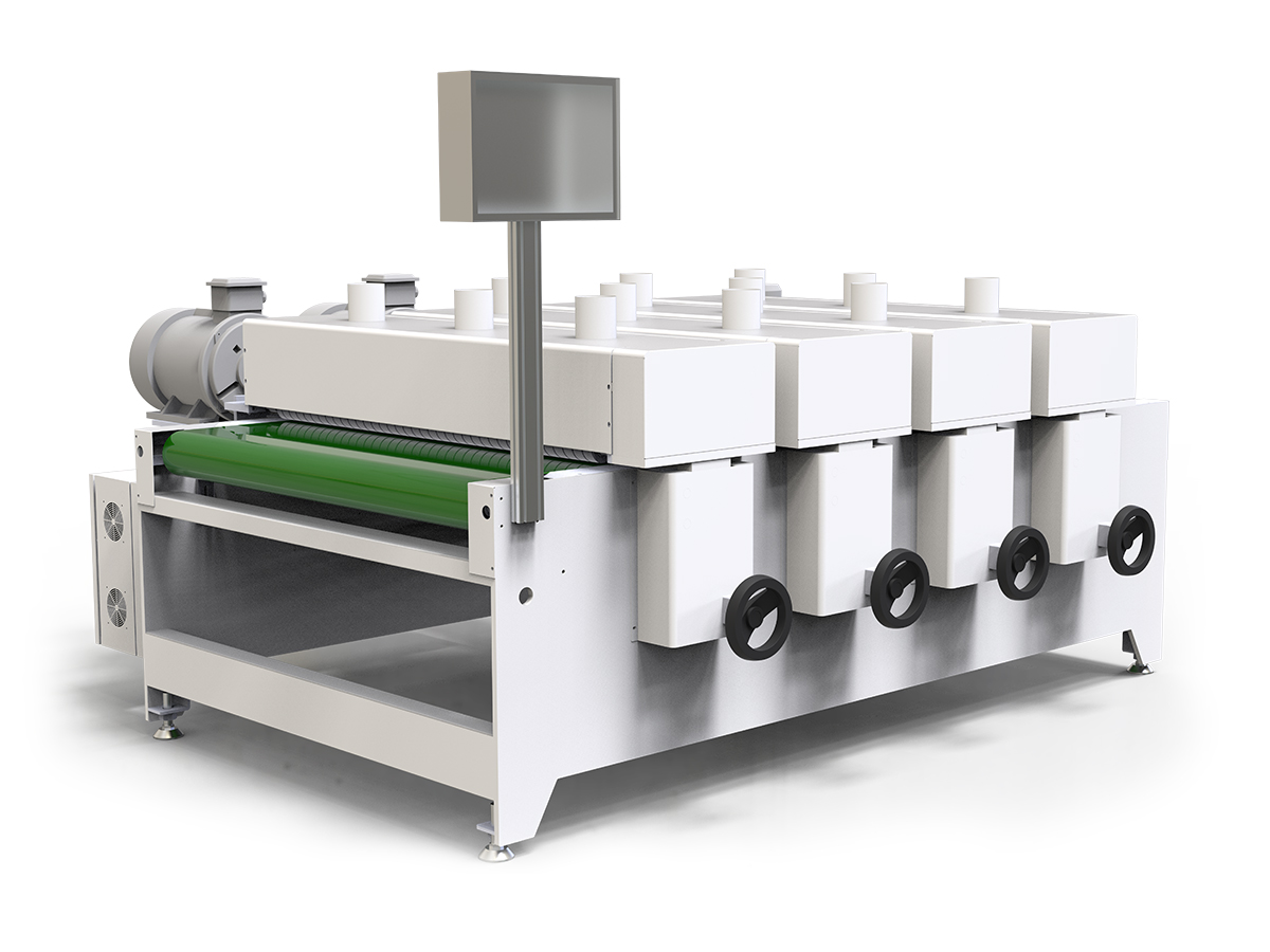 Máquina de trefilação de quatro eixos