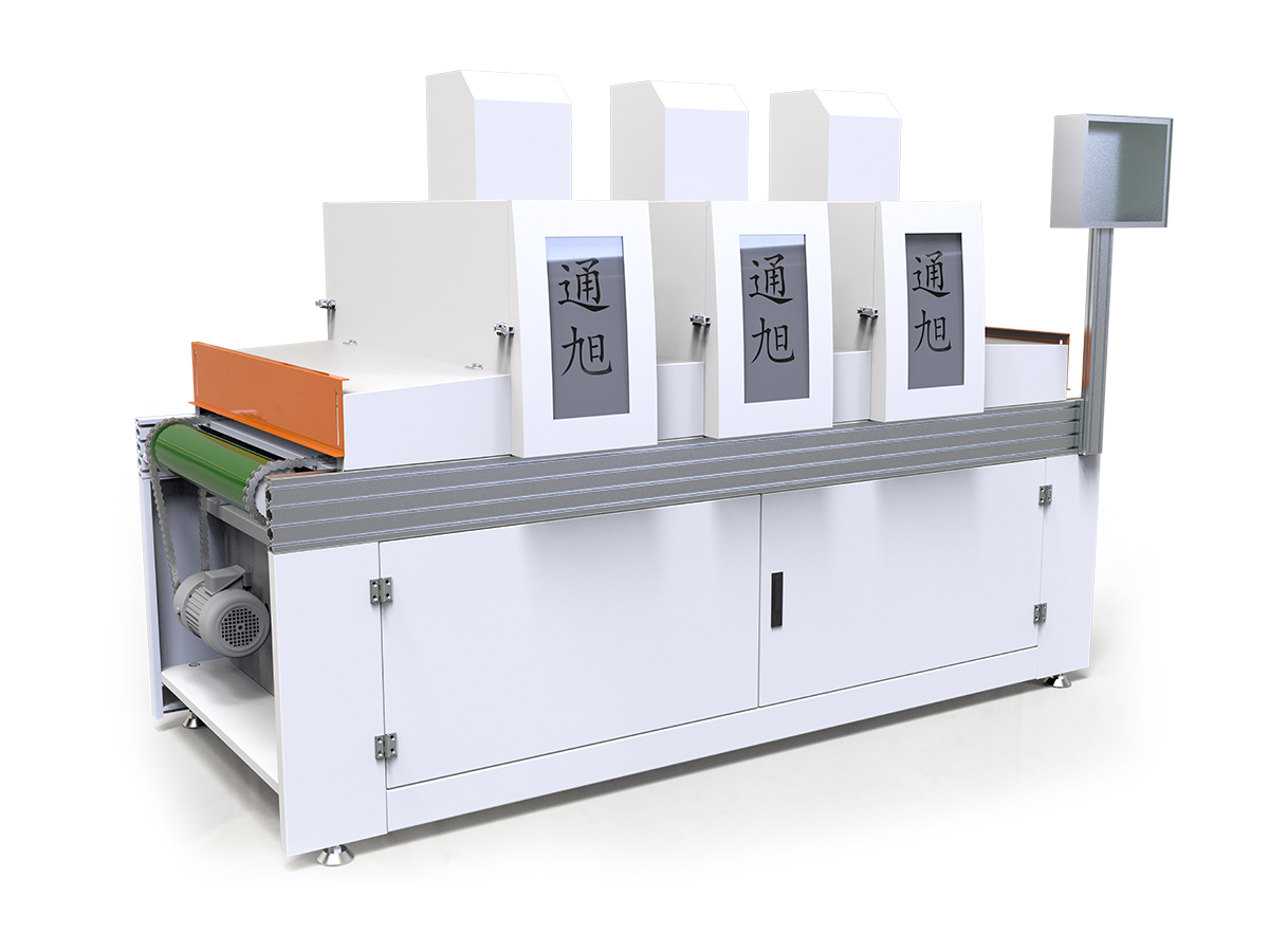 Máquina de cura UV de três lâmpadas